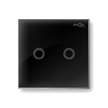 Touch Switch Profitherm 2TP, Elegant Black