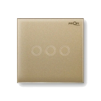 Touch Switch Profitherm 3TP, Pure Gold