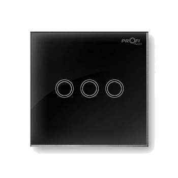 Touch Switch Profitherm 3TP, Elegant Black
