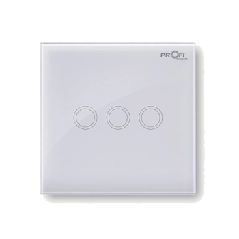 Touch Switch Profitherm 3TP, Snow White
