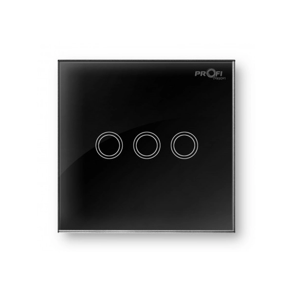 Touch Switch Profitherm 3TP, Elegant Black